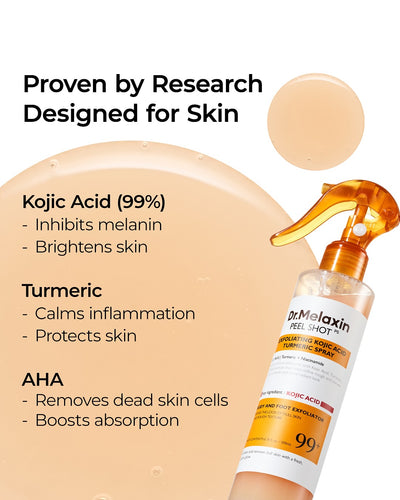 Dr. Melaxin Peel Shot Exfoliating Kojic Acid Turmeric Spray