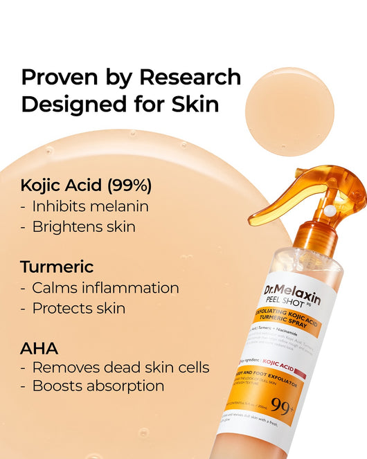 Dr. Melaxin Peel Shot Exfoliating Kojic Acid Turmeric Spray